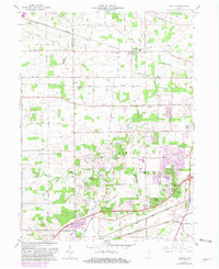Arcola 1961 topographic map thumbnail