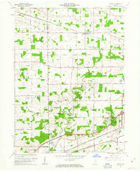 Arcola 1961 topographic map thumbnail