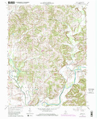 Arney 1966 topographic map preview