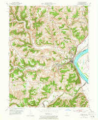 Aurora 1953 topographic map thumbnail