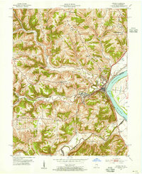 Aurora 1953 topographic map thumbnail