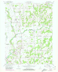 Azalia 1957 topographic map thumbnail