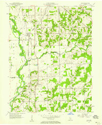 Azalia 1957 topographic map thumbnail