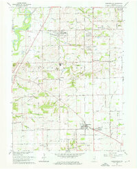 Bargersville 1962 topographic map thumbnail