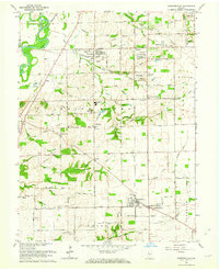 Bargersville 1962 topographic map thumbnail