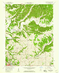 Bartlettsville 1958 topographic map thumbnail