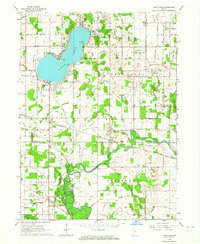 Bass Lake 1962 topographic map thumbnail