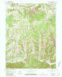 Beanblossom 1962 topographic map thumbnail
