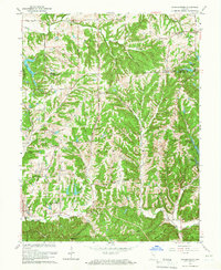 Beanblossom 1962 topographic map thumbnail