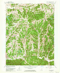 Bean Blossom topographic map thumbnail