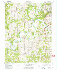 Bedford West 1979 topographic map thumbnail