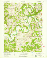 Bedford West 1957 topographic map thumbnail