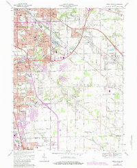 Beech Grove 1967 topographic map thumbnail