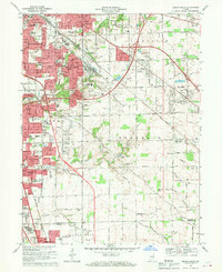 Beech Grove 1967 topographic map thumbnail