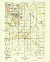 Beech Grove 1948 topographic map thumbnail