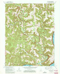 Beechwood 1970 topographic map thumbnail