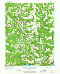 Beechwood 1950 topographic map thumbnail