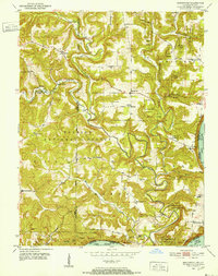 Beechwood 1950 topographic map thumbnail