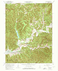 Belmont 1966 topographic map thumbnail