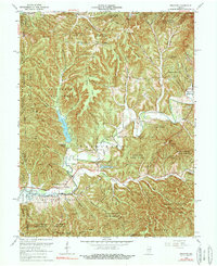 Belmont 1966 topographic map thumbnail