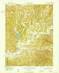 Belmont 1950 topographic map thumbnail
