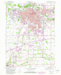 Anderson South 1961 topographic map thumbnail