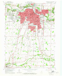 Anderson South 1961 topographic map thumbnail