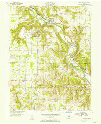 Cedar Grove 1955 topographic map thumbnail