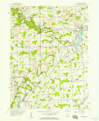 Cedarville 1956 topographic map thumbnail