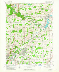 Cedarville 1963 topographic map thumbnail