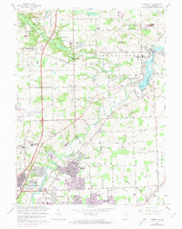 Cedarville 1963 topographic map thumbnail