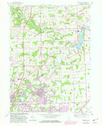 Cedarville 1963 topographic map thumbnail