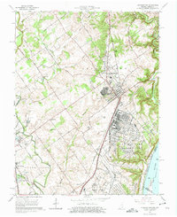 Charlestown 1963 topographic map preview