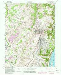 Charlestown 1963 topographic map preview