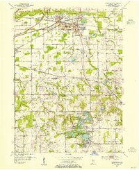 Chesterton 1953 topographic map thumbnail