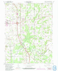 Chestnut Ridge 1959 topographic map thumbnail