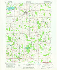 Churubusco 1965 topographic map thumbnail