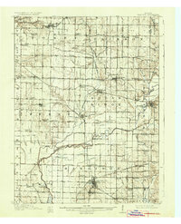 Clay City 1910 topographic map thumbnail