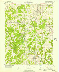 Clear Creek 1956 topographic map thumbnail