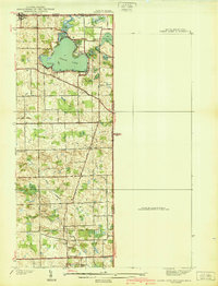 Clear Lake 1939 topographic map thumbnail