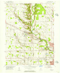 Clermont 1953 topographic map thumbnail