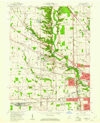 Clermont 1959 topographic map thumbnail