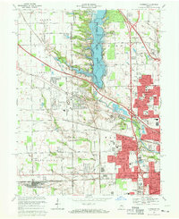 Clermont 1967 topographic map thumbnail