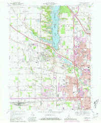 Clermont 1967 topographic map thumbnail