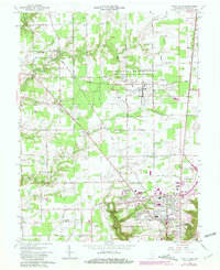 Clifty Falls 1964 topographic map thumbnail