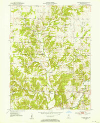 Clinton Falls 1951 topographic map thumbnail
