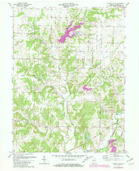 Clinton Falls 1971 topographic map thumbnail