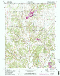 Clinton Falls 1971 topographic map thumbnail
