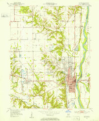Clinton 1951 topographic map preview