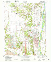 Clinton 1978 topographic map thumbnail